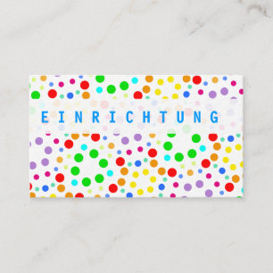 Regenbogen Visitenkarten Business Card