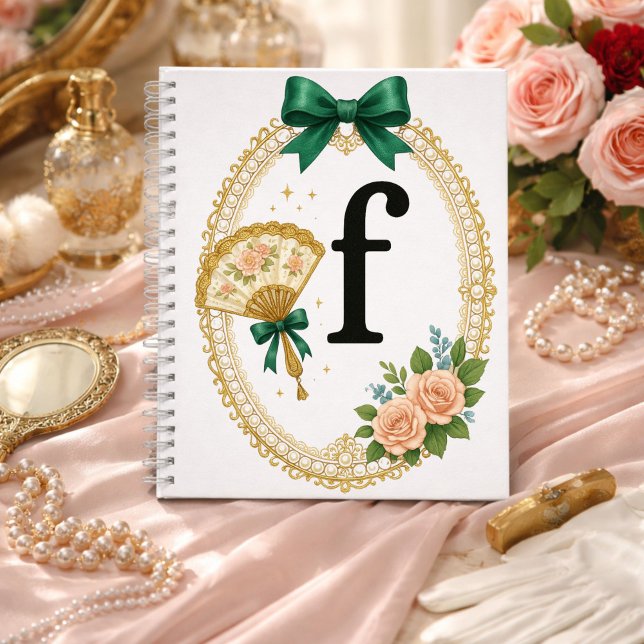 Regency Art Letter F Luxury Monogram Journal (Creator Uploaded)