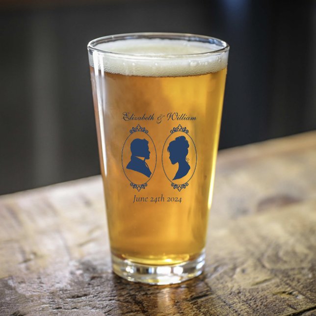 Regency Blue Cameo Wedding Glass (Creator Uploaded)