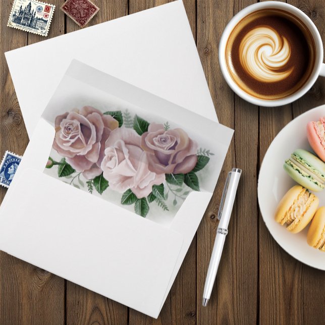 Regency Bridgerton Pink Roses Envelope (Creator Uploaded)