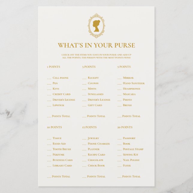 Regency Era Blue and Gold Bridal Shower (Front)