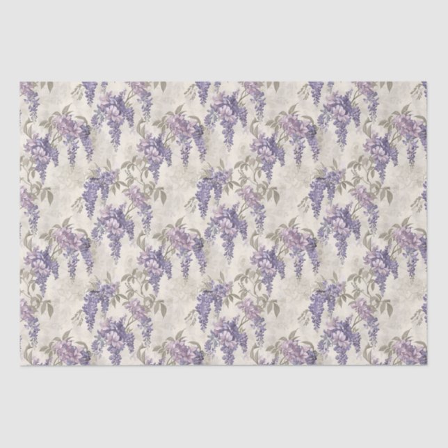 Regency Era Victorian England Pattern  Tissue Paper (Front)