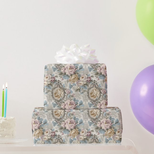 Regency Era Victorian England Pattern  Wrapping Paper (Party Gifts)