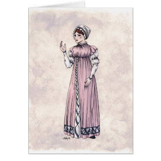 Regency Fashion - Lady #6 - Art Card