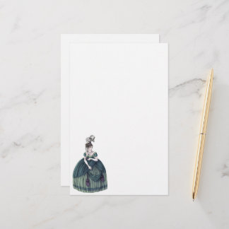 Regency Fashion Stationery - Lady #4