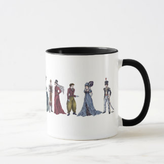 Regency Historical Fashion Jane Austen Mug
