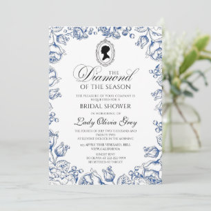 Regency Lady Bridal Shower Invitation