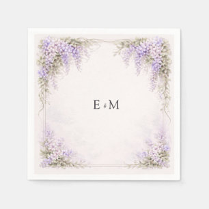 Regency Wisteria Wedding Napkin