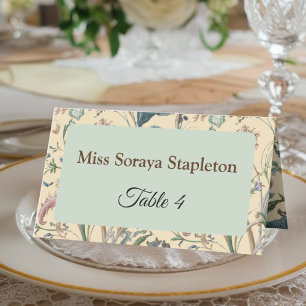 Regencycore name plate Vintage Regency Elegant  Place Card