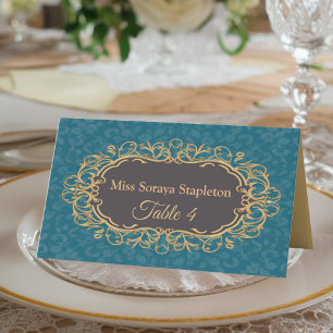 Regencycore name plate Vintage Regency Elegant  Place Card