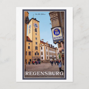 Regensburg - Altes Rathaus Postcard