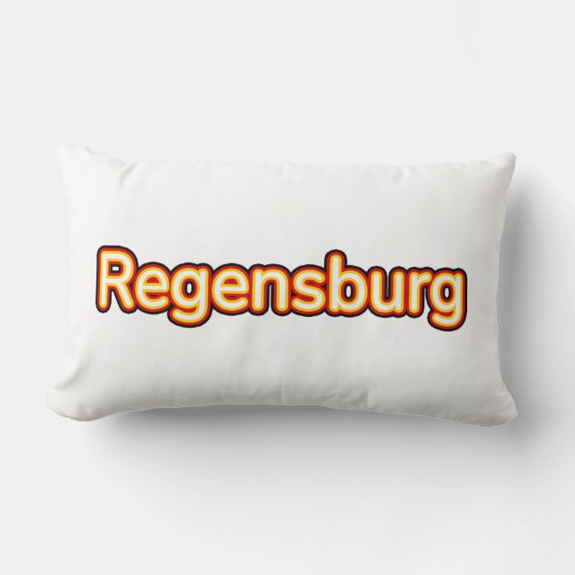 Regensburg Deutschland Germany Lumbar Cushion (Front)