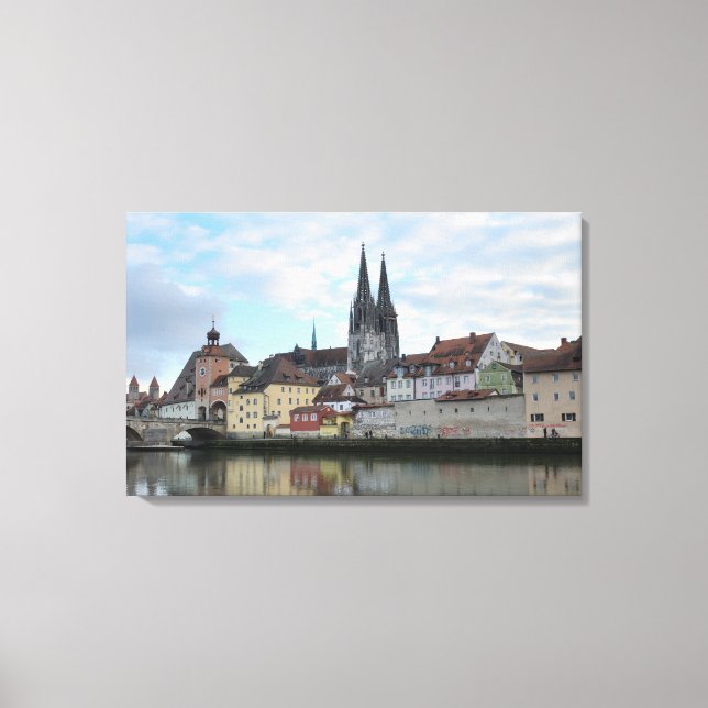 Regensburg, Germany Canvas Print (Front)