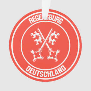 Regensburg Round Emblem Ornament