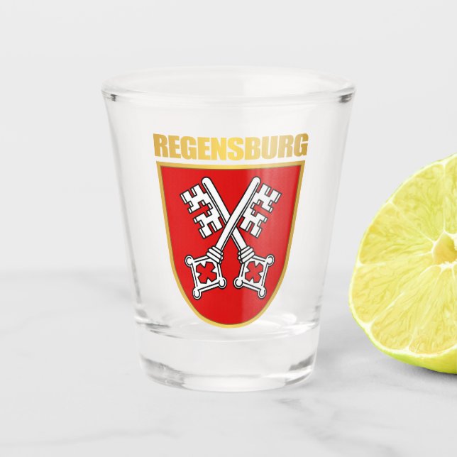 Regensburg Shot Glass (Front)