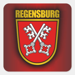Regensburg Square Sticker