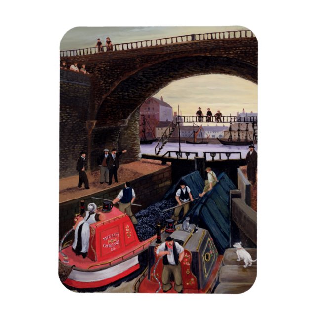 Regent's Canal Lock Magnet (Vertical)