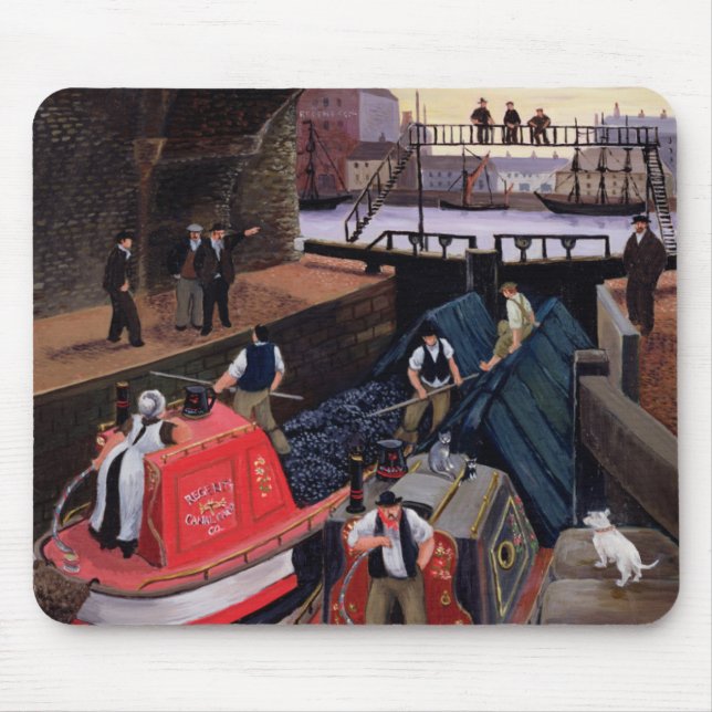 Regent's Canal Lock Mouse Pad (Front)