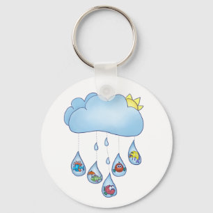 Regenwolke key ring