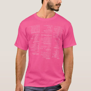 Regex Cheat Sheet - Linux Geek Humour For Programm T-Shirt