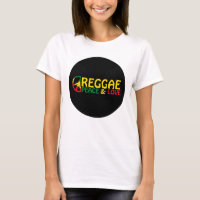 Reggae art with positive words Peace and Love
