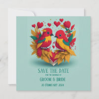 Reggae Birds Save The Date