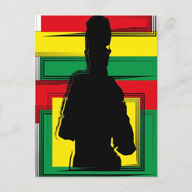 Reggae bobo art postcard (Front)