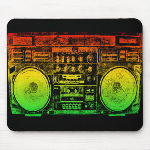 Reggae Boombox Mouse Pad