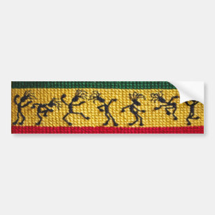reggae dance bumper sticker