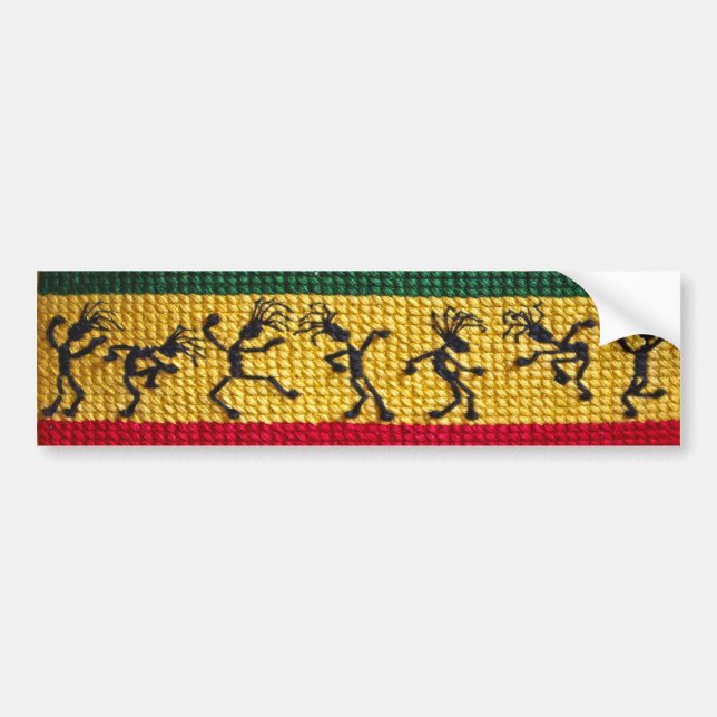 reggae dance bumper sticker (Front)