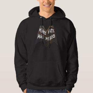Reggae Dance Menos Hate Mas Perreo Jamaican Music Hoodie