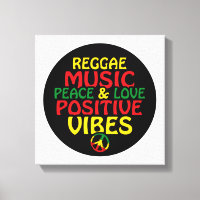 Reggae design with positive quotes and reggae flag