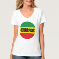 Reggae design with reggae flag colours