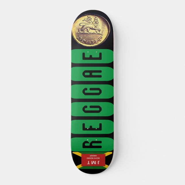 REGGAE GOLD Skateboard (Front)
