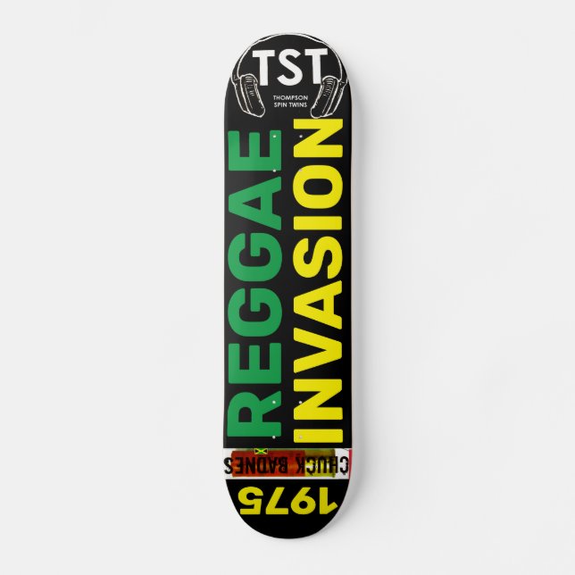 REGGAE INVASION OFFICIAL Skateboard (Front)