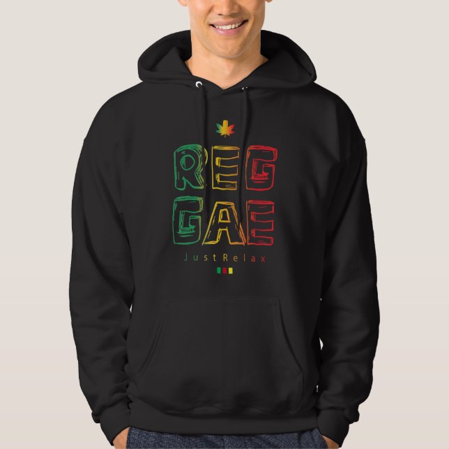 Reggae Just Relax Hoodie (Front)
