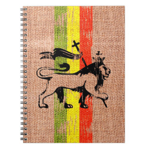 Reggae lion notebook