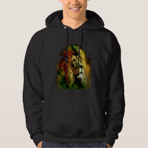 Reggae Lion Rastafari Music Freedom Zion Jamaica Hoodie