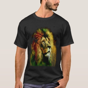 Reggae Lion Rastafari Music Freedom Zion Jamaica T-Shirt