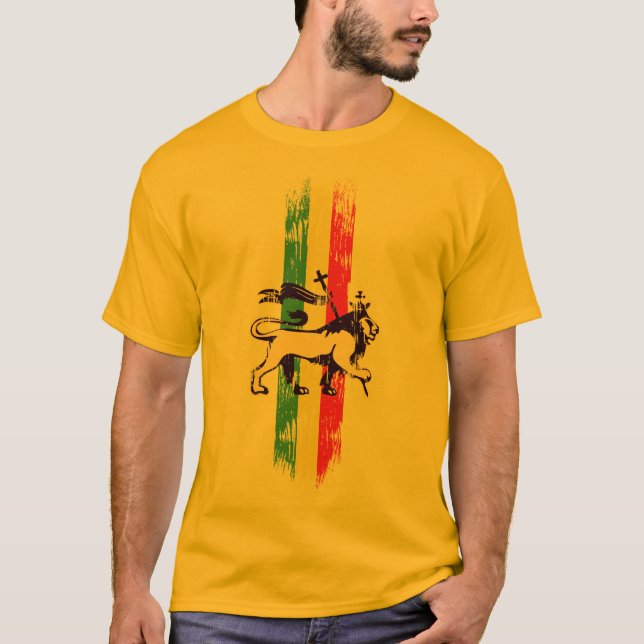 Reggae lion T-Shirt (Front)