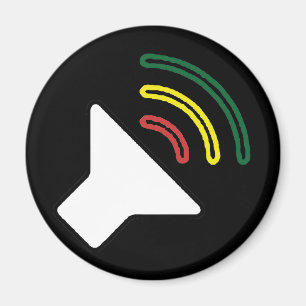 Reggae Listen Magnet