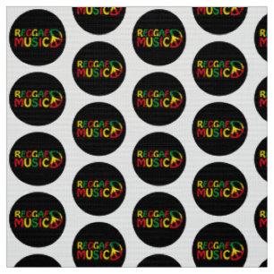 Reggae Music design, reggae art Fabric