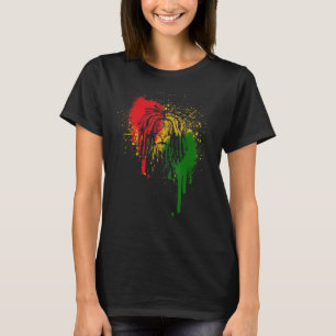 Reggae Music Lion Rasta Jamaican Rastafarian T-Shirt