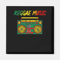 Reggae Music Lover Colourful Jamaica Cassette Radi