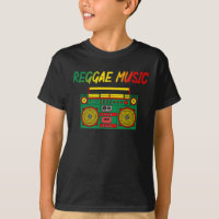 Reggae Music Lover Colourful Jamaica Cassette Radi