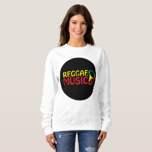 Reggae Music - model2b-circle-black Sweatshirt