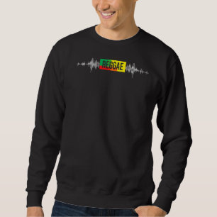 Reggae Music Sound Wave Reggaeton Vibe Sweatshirt