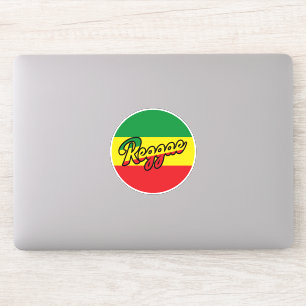 Reggae Music with reggae flag colors