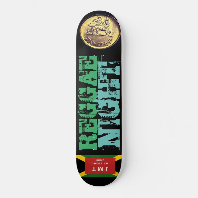 REGGAE NIGHT Skateboard (Front)
