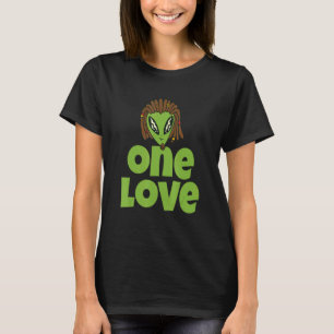 Reggae One Love Rasta Jamaica Souvenir Rastafarian T-Shirt
